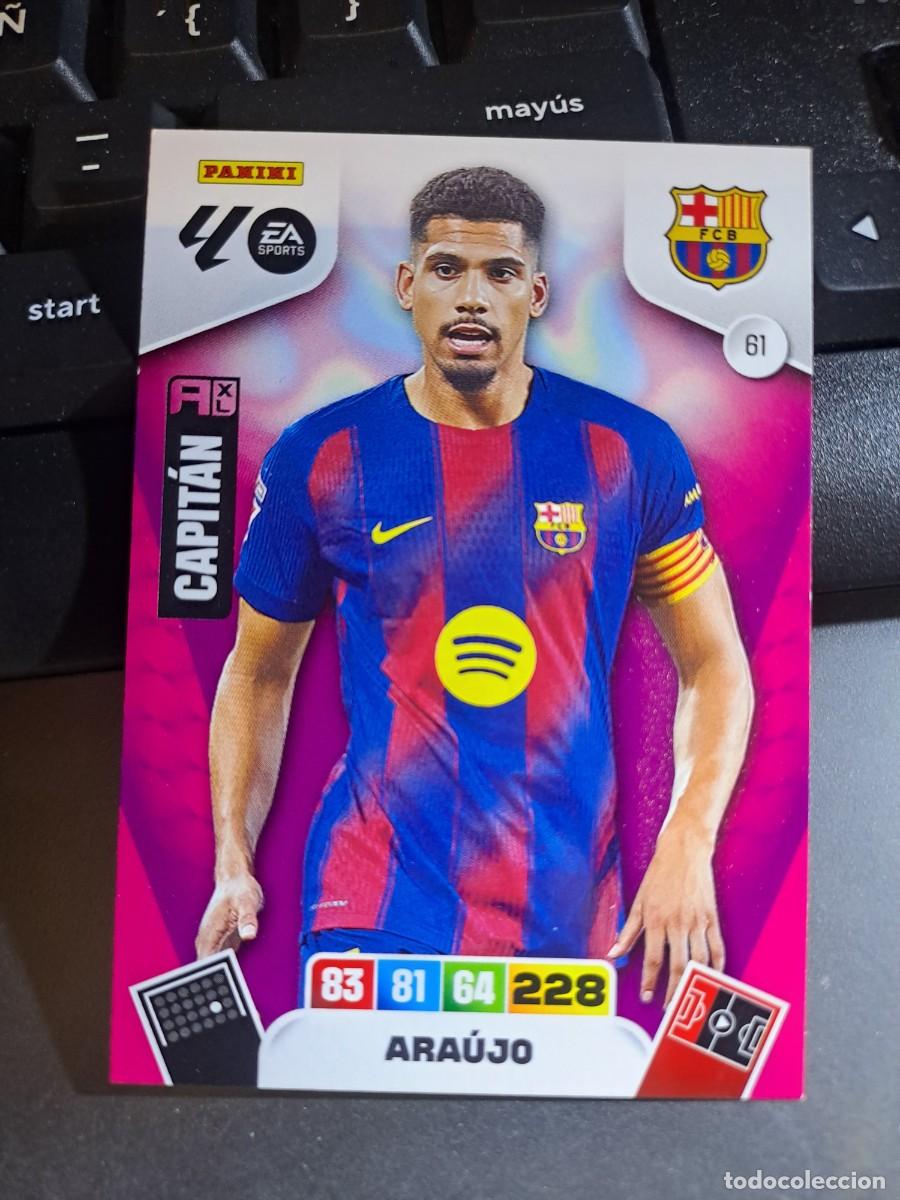 Coleccionismo Cromos antiguos: ADRENALYN XL ARAUJO 61 BARCELONA CROMO LIGA 2025 2026 25 26 PANINI