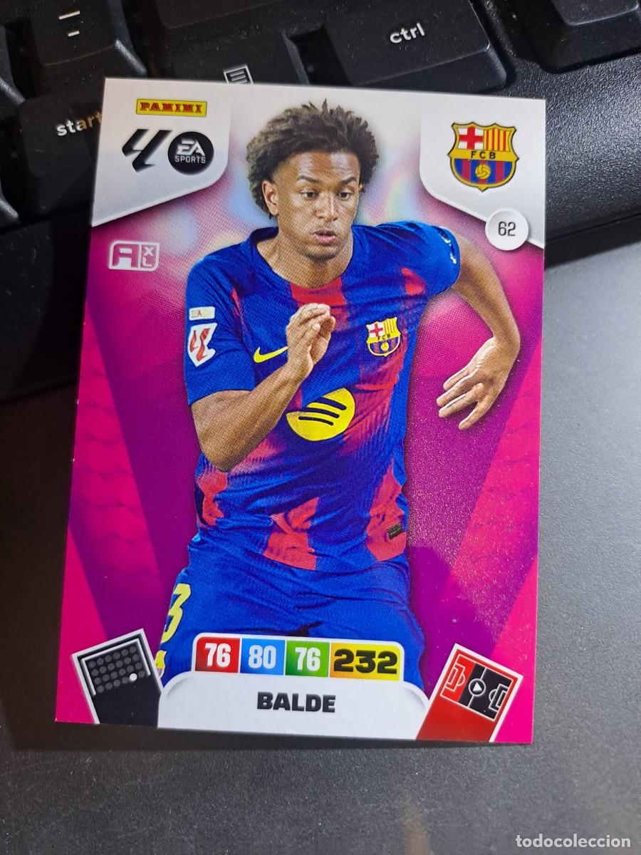 Coleccionismo Cromos antiguos: ADRENALYN XL BALDE 62 BARCELONA CROMO LIGA 2025 2026 25 26 PANINI