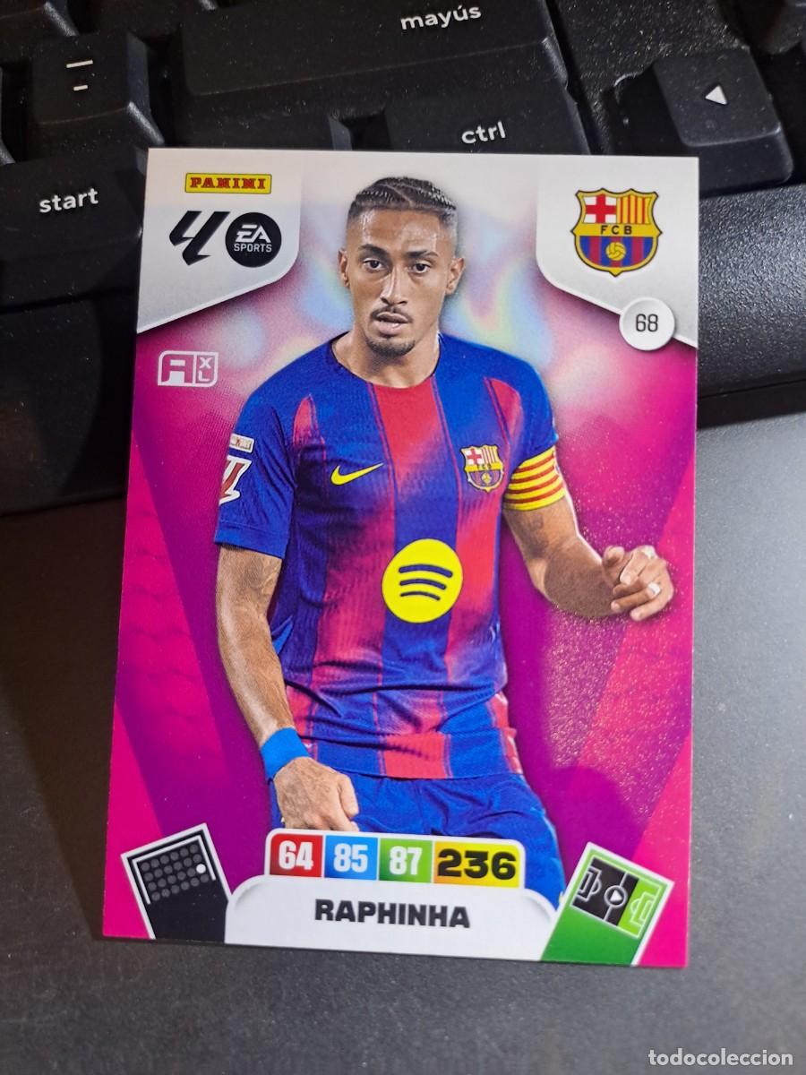 Coleccionismo Cromos antiguos: ADRENALYN XL RAPHINHA 68 BARCELONA CROMO LIGA 2025 2026 25 26 PANINI