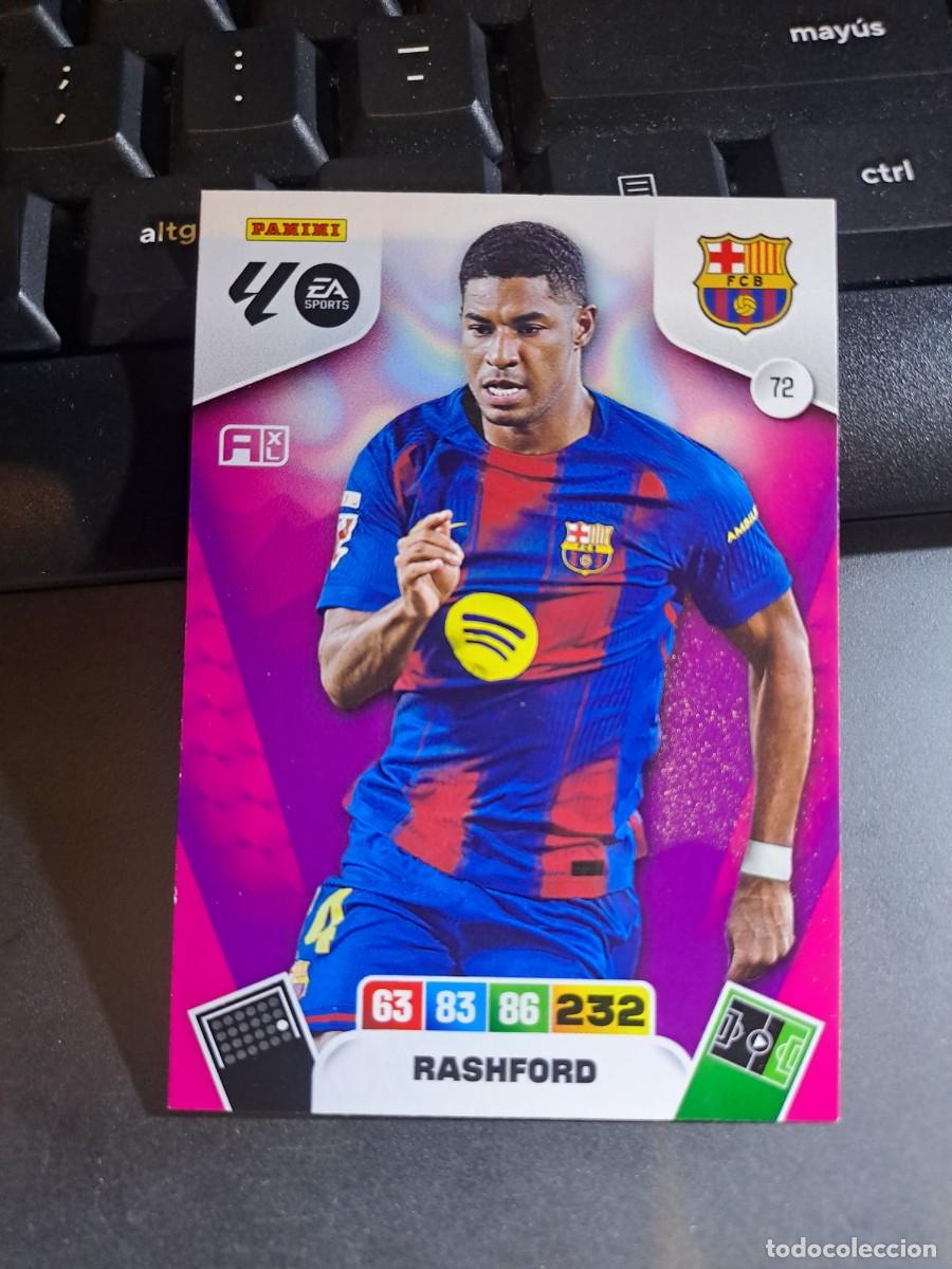 Coleccionismo Cromos antiguos: ADRENALYN XL RASHFORD 72 BARCELONA CROMO LIGA 2025 2026 25 26 PANINI