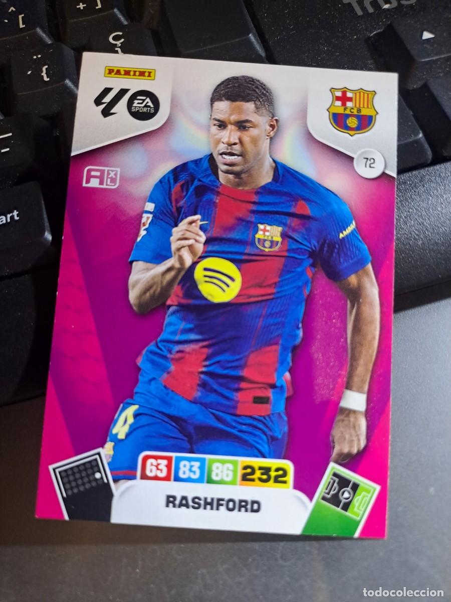 Coleccionismo Cromos antiguos: ADRENALYN XL RASHFORD 72 BARCELONA CROMO LIGA 2025 2026 25 26 PANINI