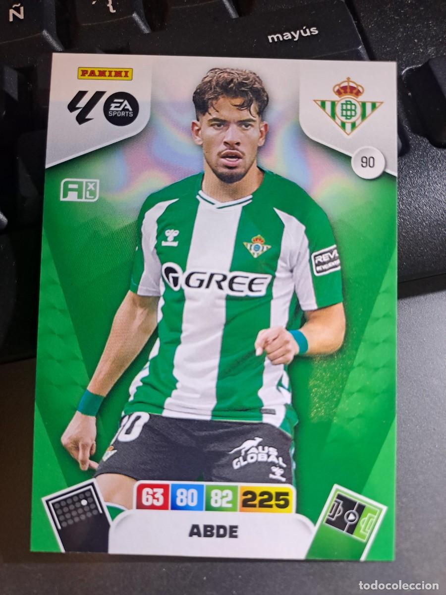 Coleccionismo Cromos antiguos: ADRENALYN XL ABDE 90 BETIS CROMO LIGA 2025 2026 25 26 PANINI