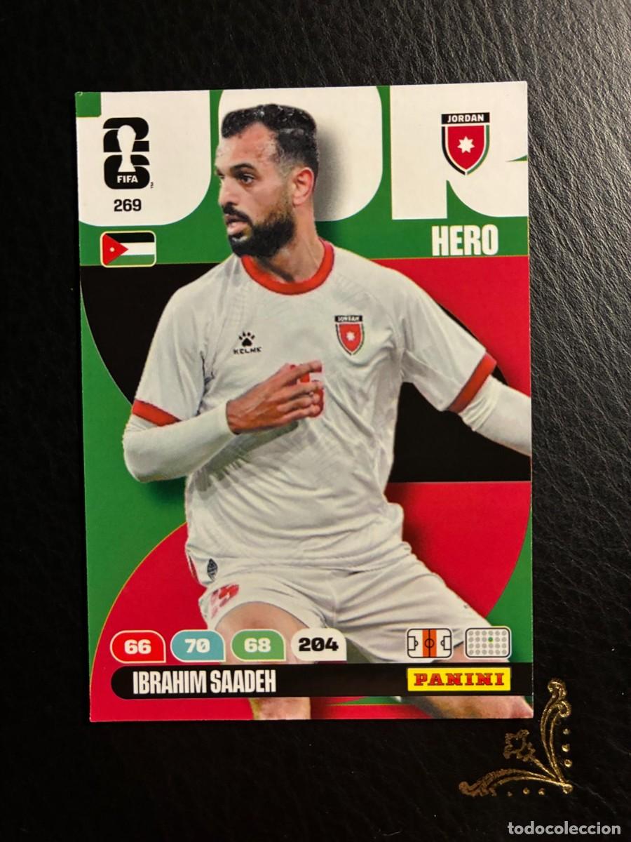 Coleccionismo Cromos antiguos: 269 IBRAHIM SAADEH JORDANIA FIFA WORLD CUP ADRENALYN MUNDIAL 2026 26 PANINI