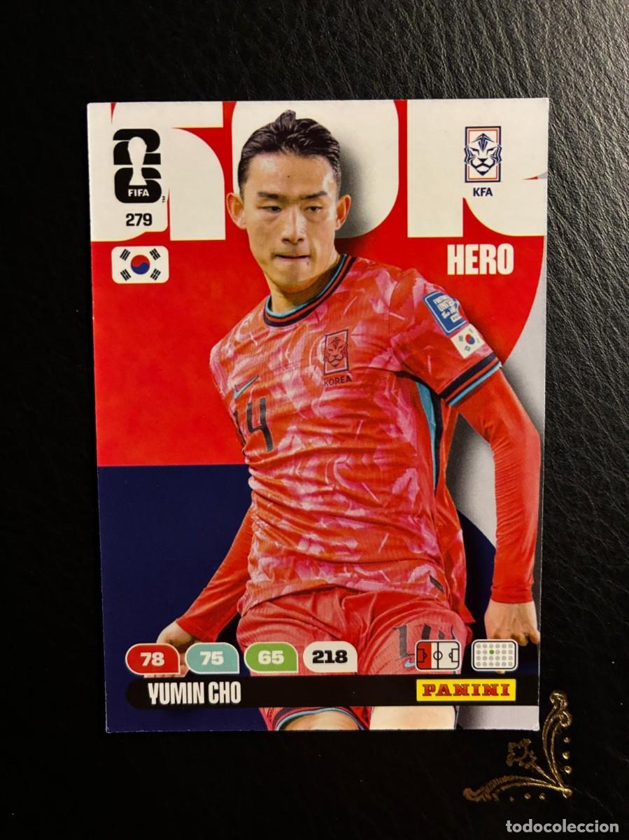 Coleccionismo Cromos antiguos: 279 YUMIN CHO REPUBLICA DE COREA DEL SUR FIFA WORLD CUP ADRENALYN MUNDIAL 2026 26 PANINI