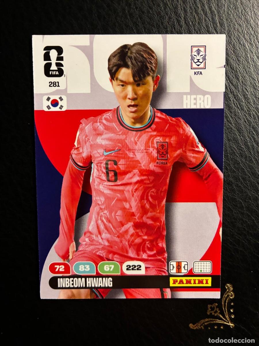 Coleccionismo Cromos antiguos: 281 NBEOM HWANG REPUBLICA DE COREA DEL SUR FIFA WORLD CUP ADRENALYN MUNDIAL 2026 26 PANINI