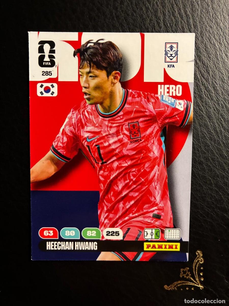 Coleccionismo Cromos antiguos: 285 HEE-CHAN HWANG REPUBLICA DE COREA DEL SUR FIFA WORLD CUP ADRENALYN MUNDIAL 2026 26 PANINI