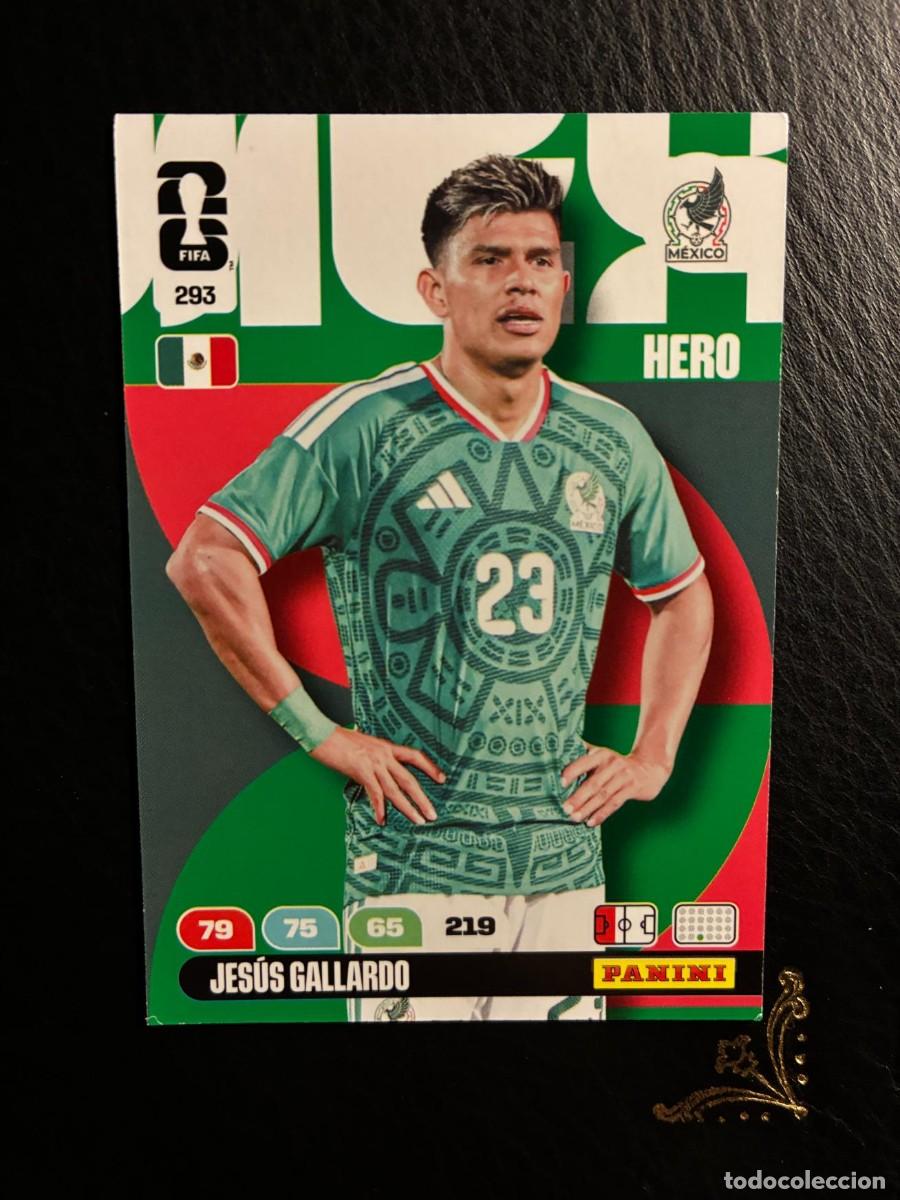 Coleccionismo Cromos antiguos: 293 JES&Uacute;S GALLARDO MEXICO FIFA WORLD CUP ADRENALYN MUNDIAL 2026 26 PANINI