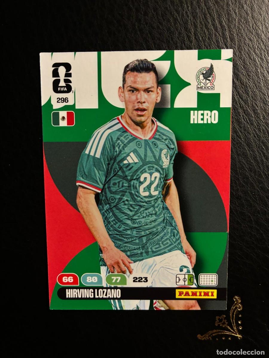 Coleccionismo Cromos antiguos: 296 HIRVING LOZANO MEXICO FIFA WORLD CUP ADRENALYN MUNDIAL 2026 26 PANINI