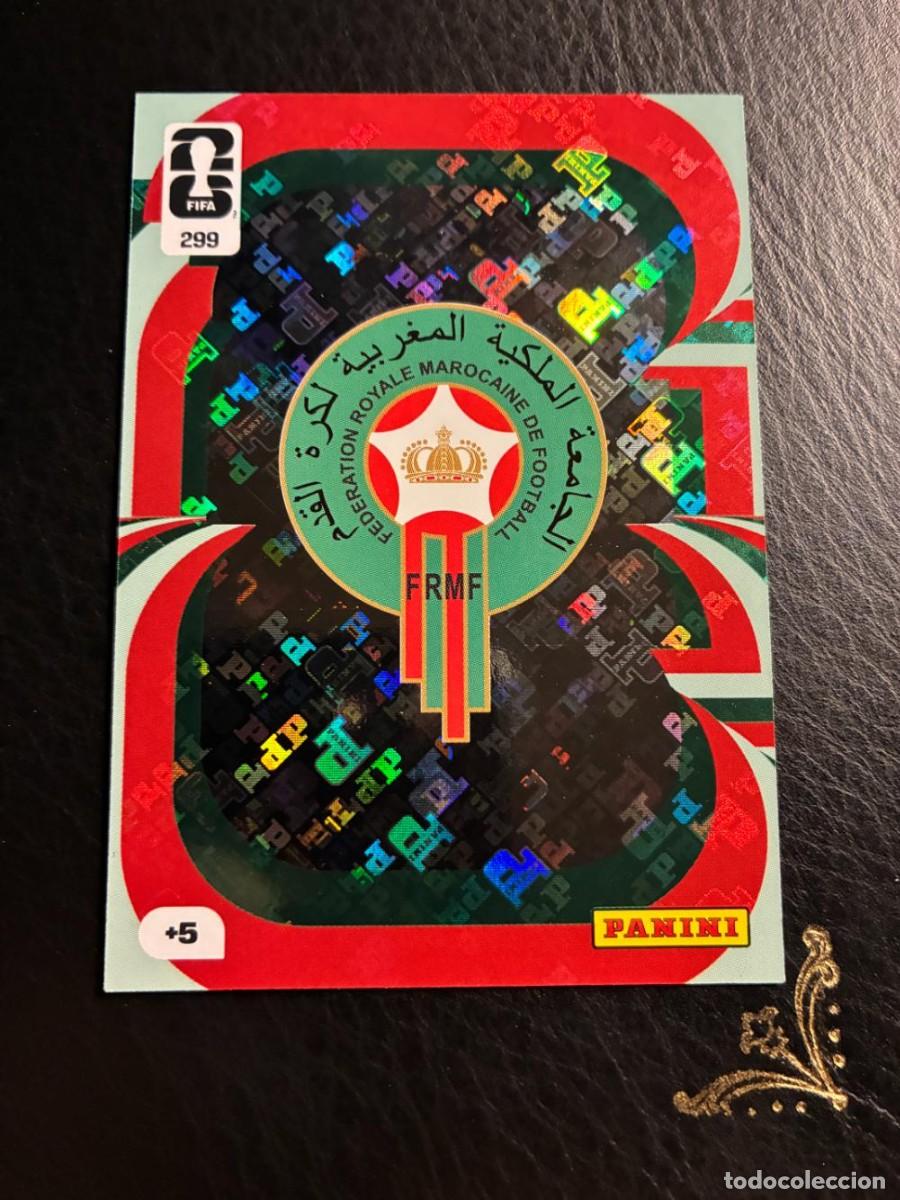 Coleccionismo Cromos antiguos: 299 ESCUDO MARRUECOS FIFA WORLD CUP ADRENALYN MUNDIAL 2026 26 PANINI