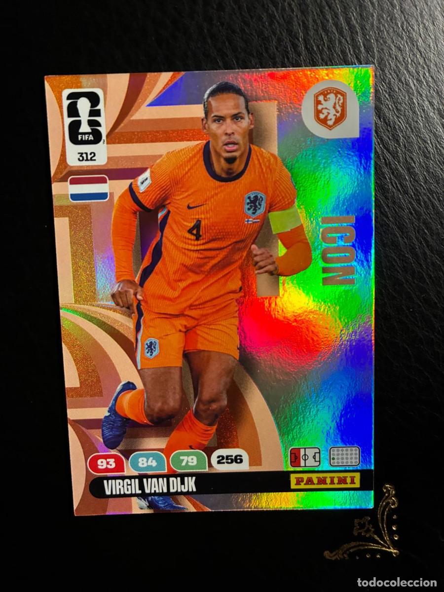 Coleccionismo Cromos antiguos: 312 VIRGIL VAN DIJK ICON HOLANDA FIFA WORLD CUP ADRENALYN MUNDIAL 2026 26 PANINI