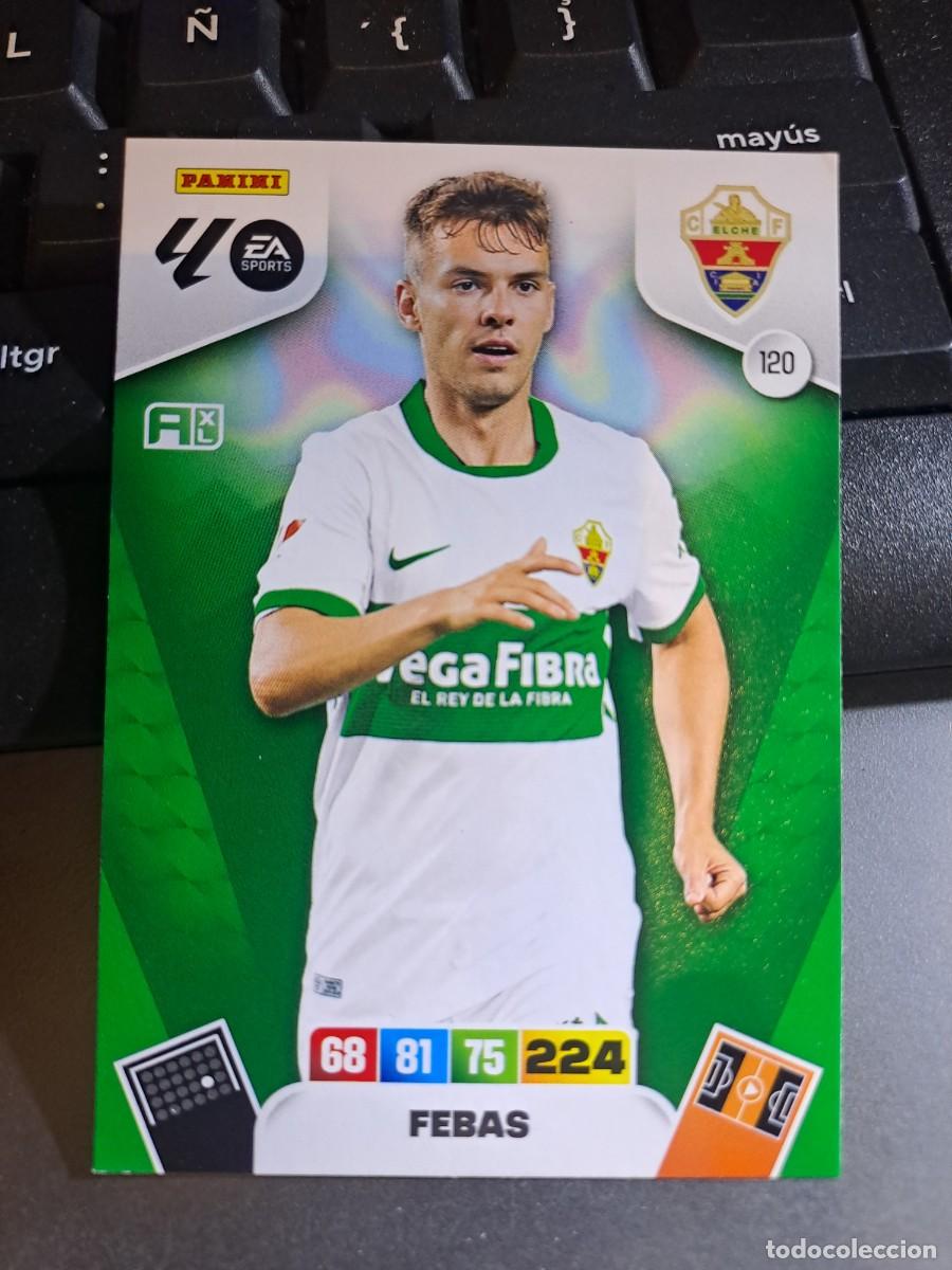 Coleccionismo Cromos antiguos: ADRENALYN XL FEBAS 120 ELCHE CROMO LIGA 2025 2026 25 26 PANINI