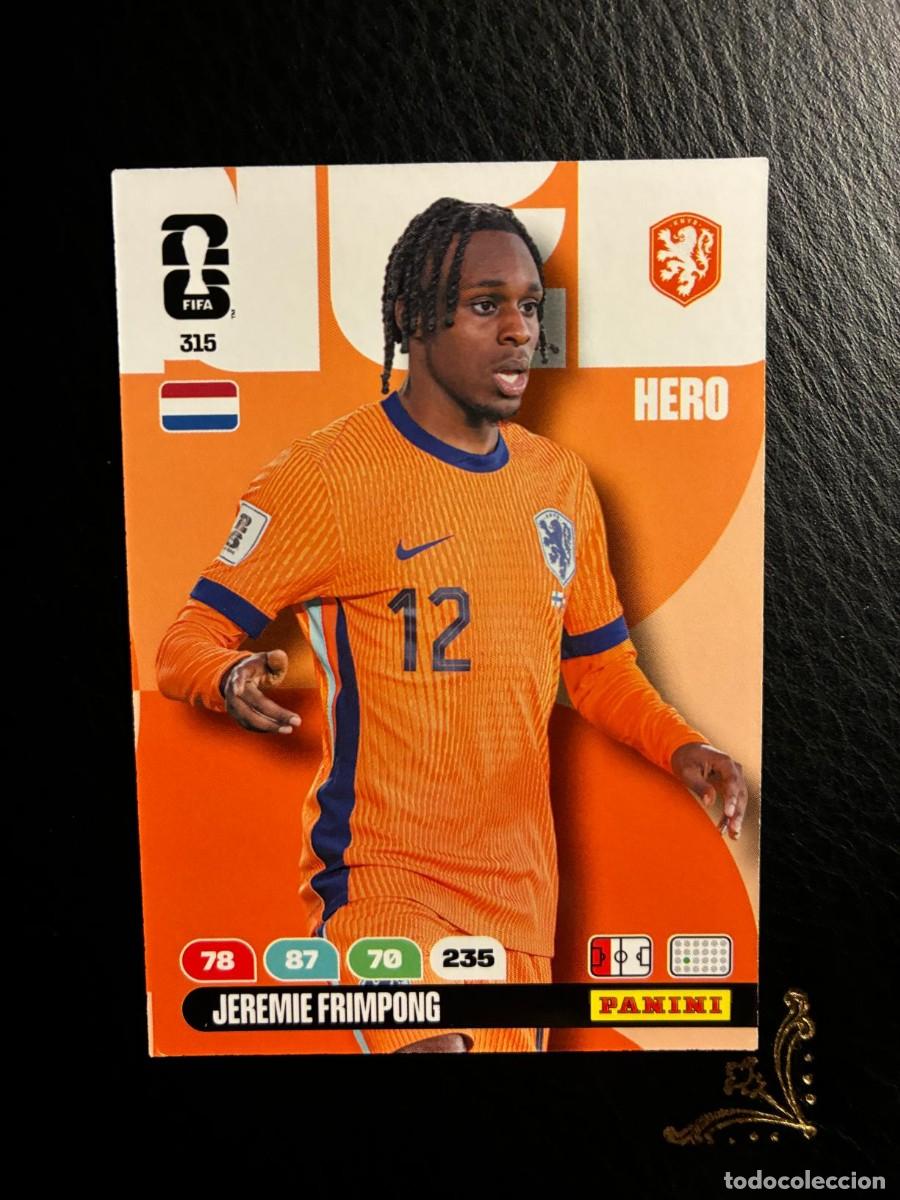 Coleccionismo Cromos antiguos: 315 JEREMIE FRIMPONG HOLANDA FIFA WORLD CUP ADRENALYN MUNDIAL 2026 26 PANINI