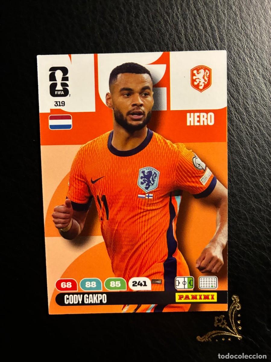Coleccionismo Cromos antiguos: 319 CODY GAKPO HOLANDA FIFA WORLD CUP ADRENALYN MUNDIAL 2026 26 PANINI