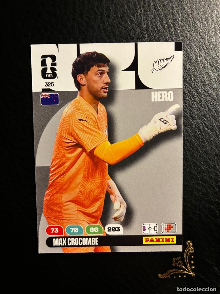 Coleccionismo Cromos antiguos: 325 MAX CROGOMBE NUEVA ZELANDA FIFA WORLD CUP ADRENALYN MUNDIAL 2026 26 PANINI