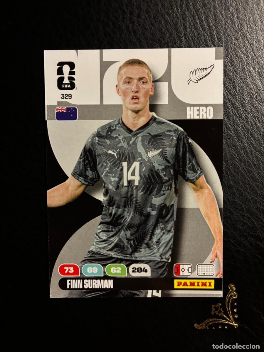 Coleccionismo Cromos antiguos: 329 FINN SURMAN NUEVA ZELANDA FIFA WORLD CUP ADRENALYN MUNDIAL 2026 26 PANINI