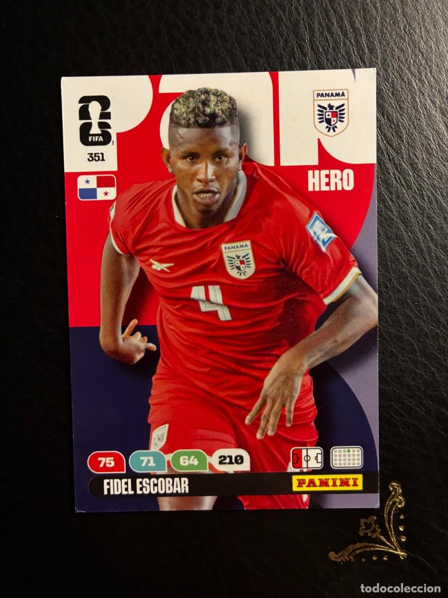 Coleccionismo Cromos antiguos: 351 FIDEL ESCOBAR PANAMA FIFA WORLD CUP ADRENALYN MUNDIAL 2026 26 PANINI