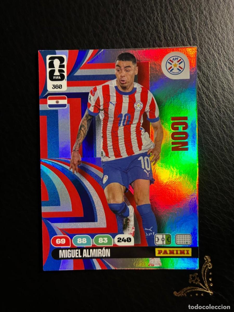 Coleccionismo Cromos antiguos: 360 MIGUEL ALMIRON PANAMA FIFA WORLD CUP ADRENALYN MUNDIAL 2026 26 PANINI