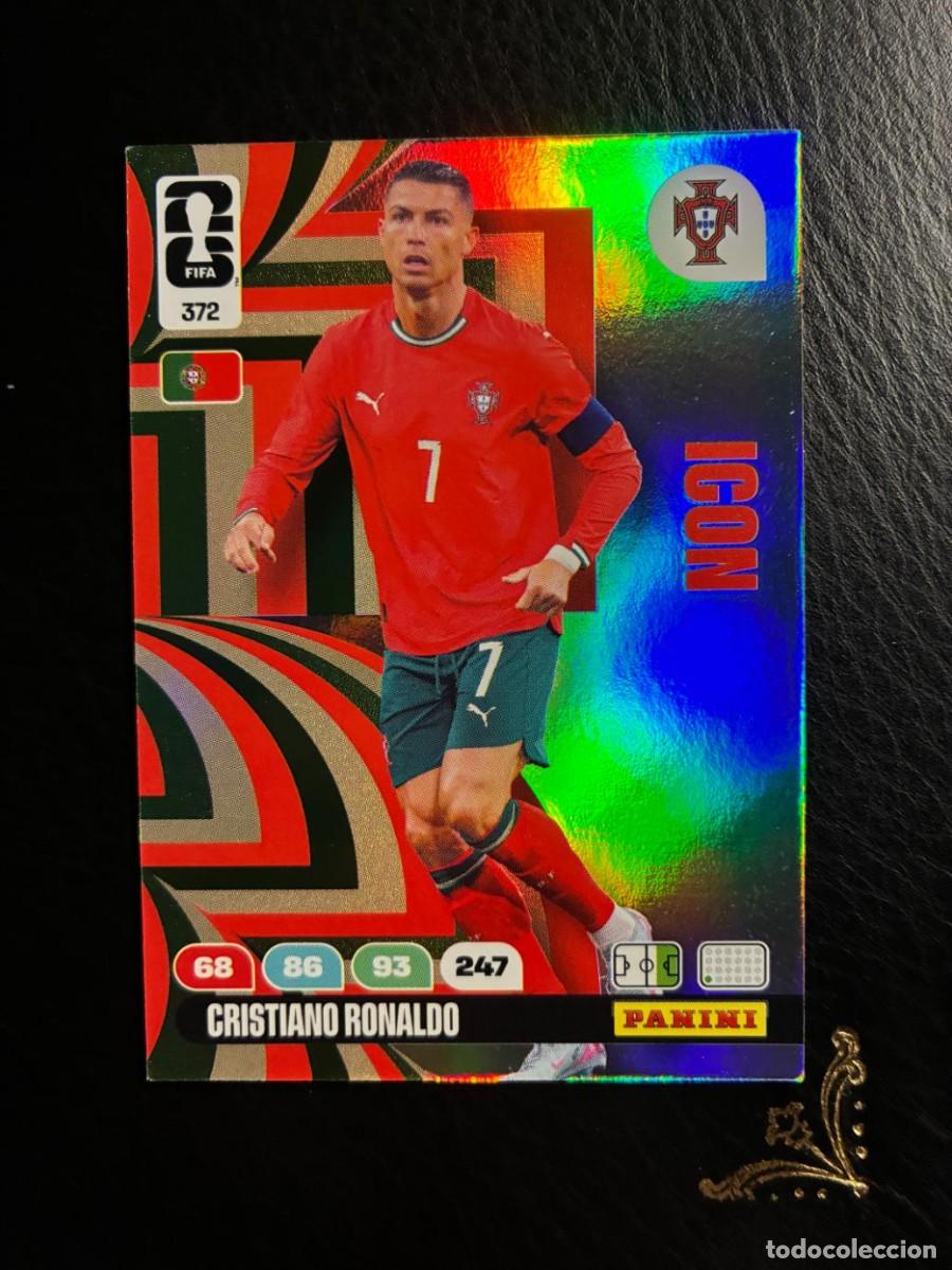 Coleccionismo Cromos antiguos: 372 CRISTIANO RONALDO ICON PORTUGAL FIFA WORLD CUP ADRENALYN MUNDIAL 2026 26 PANINI