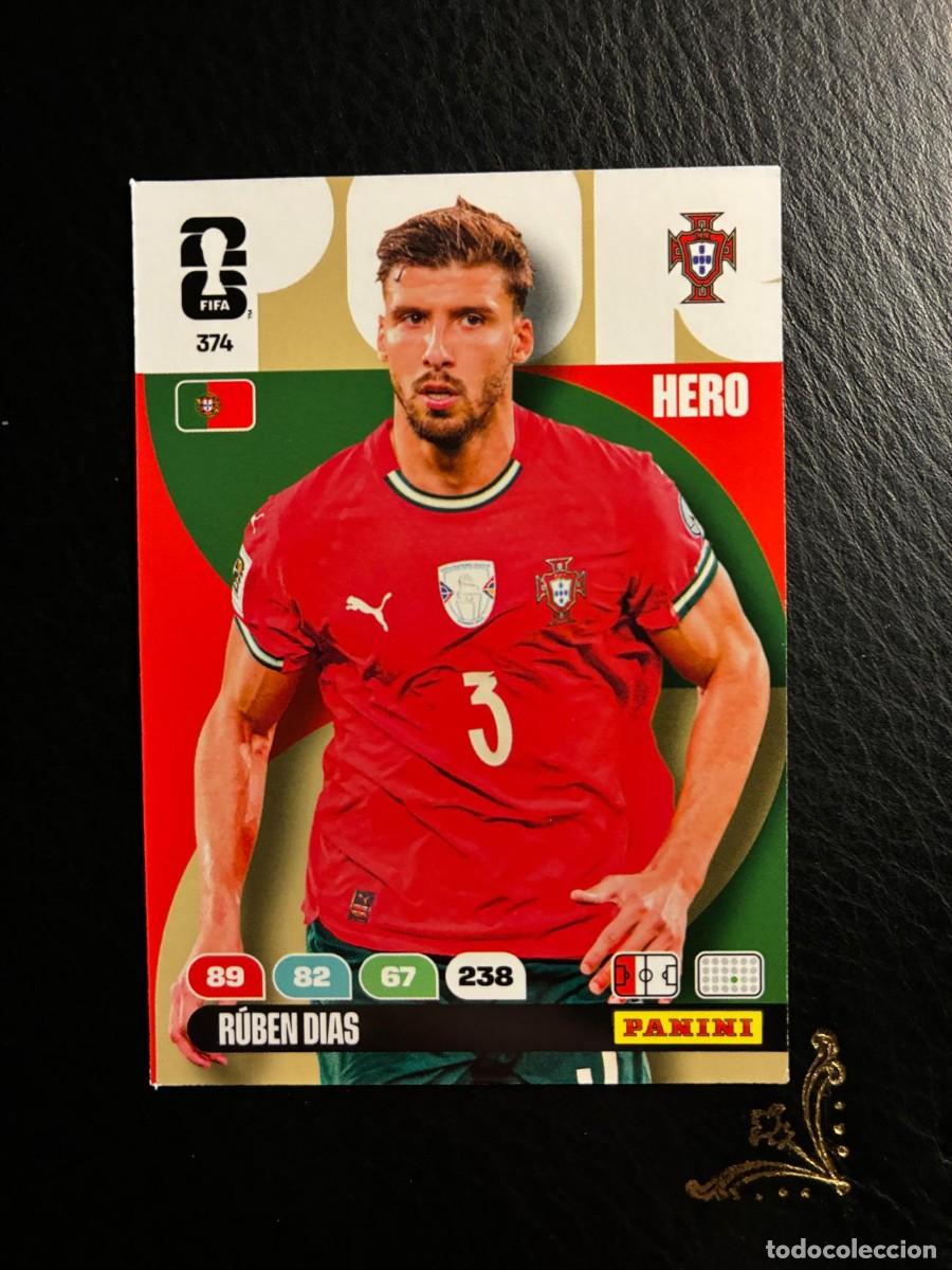 Coleccionismo Cromos antiguos: 374 RUBEN DIAS PORTUGAL FIFA WORLD CUP ADRENALYN MUNDIAL 2026 26 PANINI