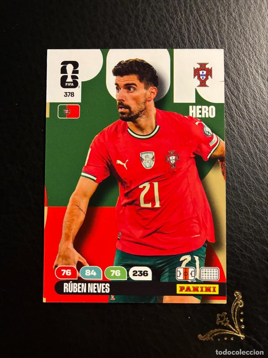 Coleccionismo Cromos antiguos: 378 RUBEN NEVES PORTUGAL FIFA WORLD CUP ADRENALYN MUNDIAL 2026 26 PANINI