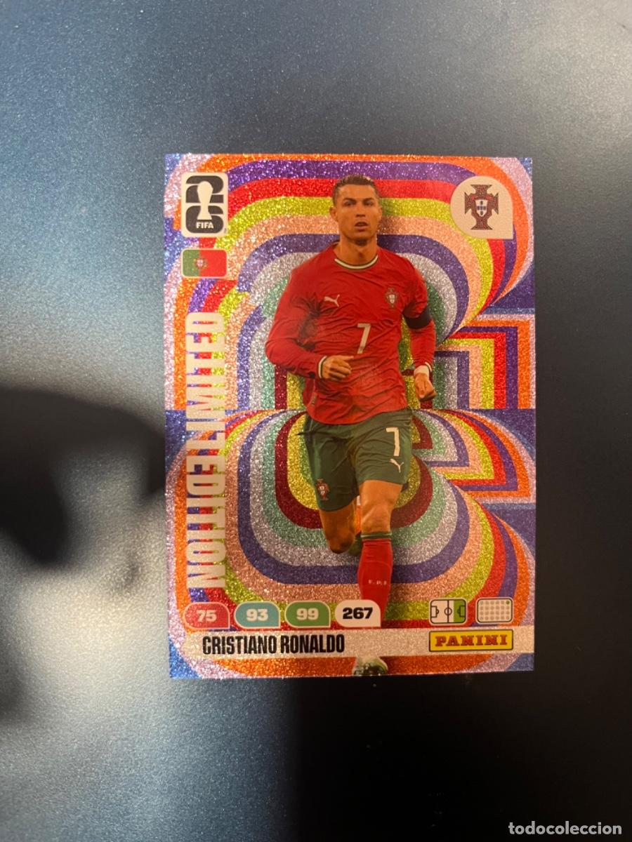 Coleccionismo Cromos antiguos: Cristiano Ronaldo portugal edition limited adrenalyn world cup mundial 2026