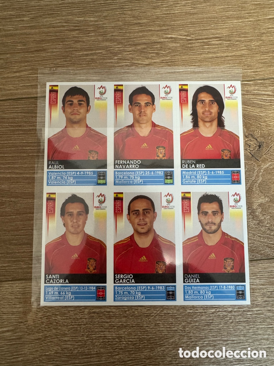 Coleccionismo Cromos antiguos: 6 extra sticker Espa&ntilde;a - Eurocopa 2009