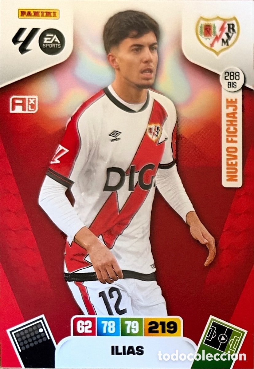 Coleccionismo Cromos antiguos: 288.BIS- ILIAS (RAYO VALLECANO) ADRENALYN XL LIGA 2025/26 (PANINI)