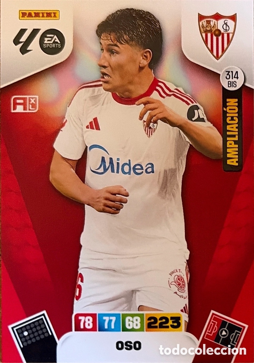 Coleccionismo Cromos antiguos: 314.BIS- OSO (SEVILLA) ADRENALYN XL LIGA 2025/26 (PANINI)