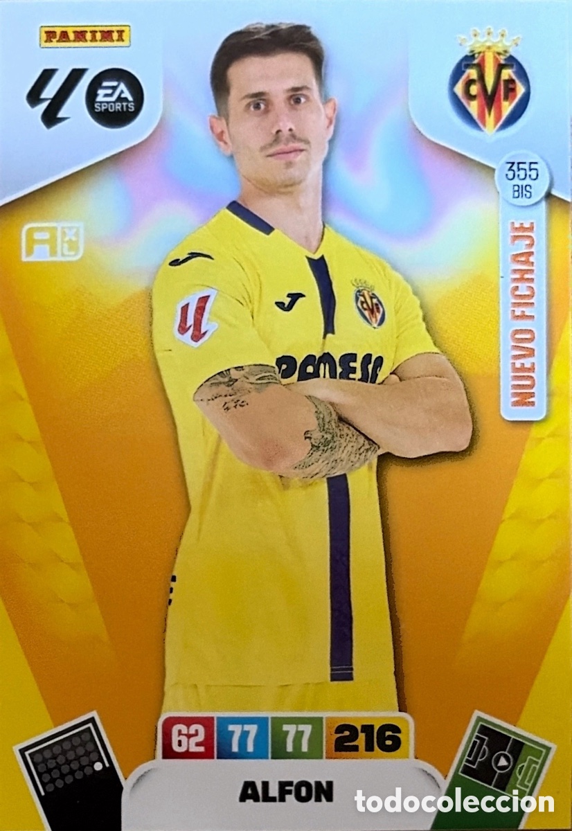 Coleccionismo Cromos antiguos: 355.BIS- ALFON (VILLARREAL) ADRENALYN XL LIGA 2025/26 (PANINI)
