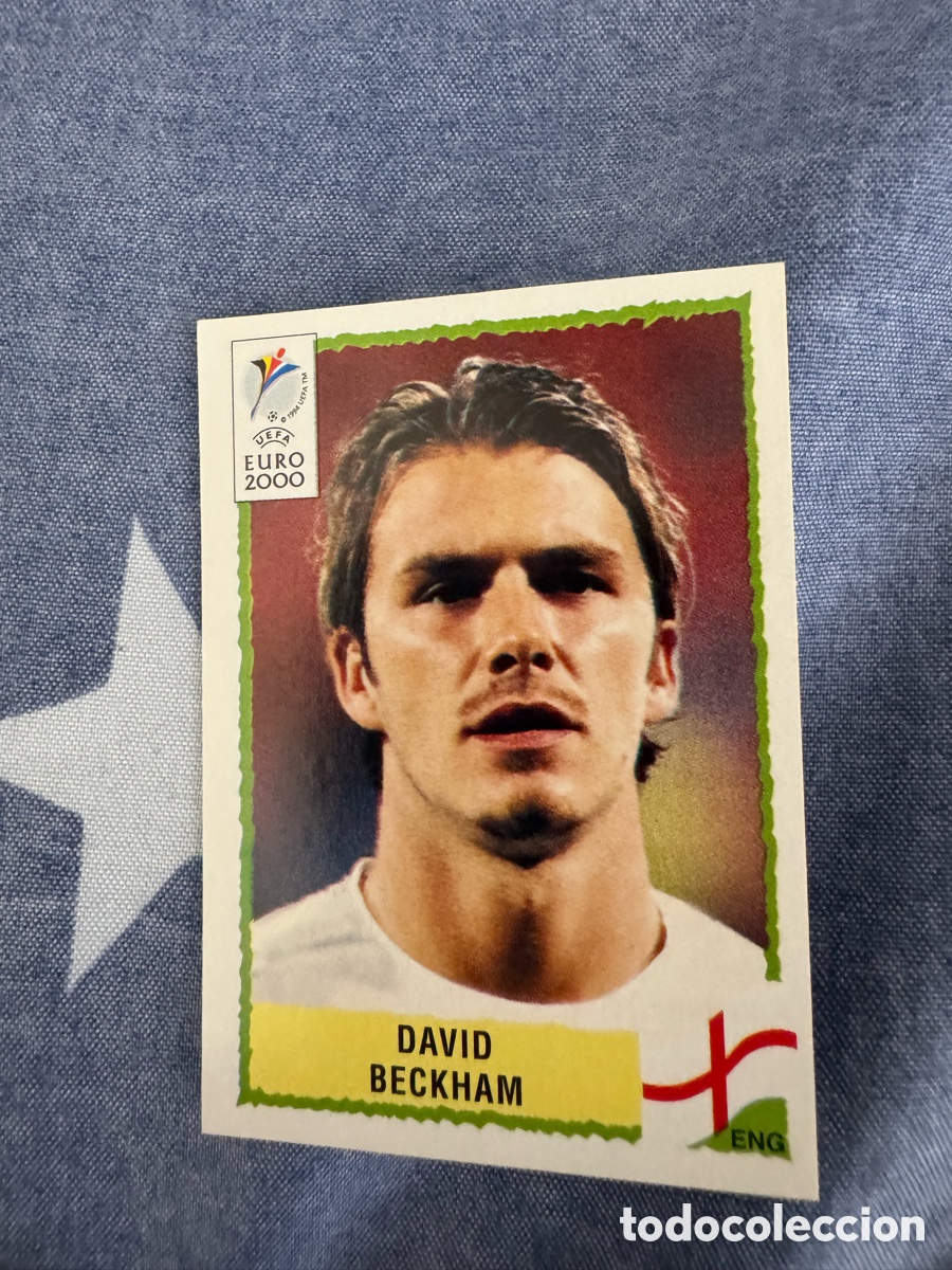 Coleccionismo Cromos antiguos: David Backham - Eurocopa 2000