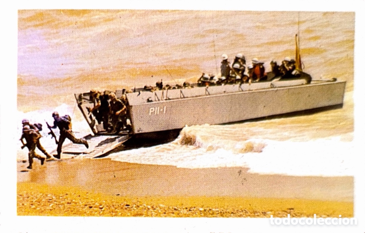 Colecionismo Cromos antigos: Cromo numero 191 - coleccion cromos nuestros ejercitos . Ruiz Romero a&ntilde;o 1982