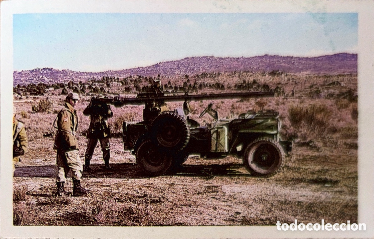 Coleccionismo Cromos antiguos: Cromo numero 51 - coleccion cromos nuestros ejercitos . Ruiz Romero a&ntilde;o 1982