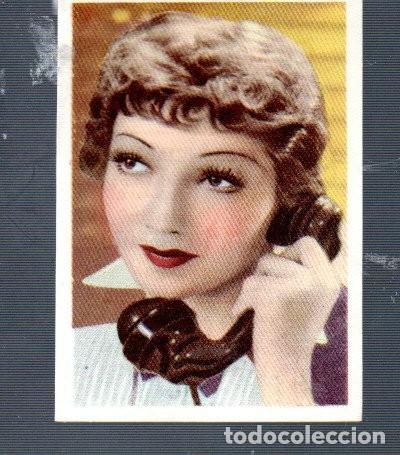 Coleccionismo Cromos antiguos: CROMO CINEFOTO EDITORIAL BRUGUERA E -15-B N&ordm;12 CLAUDETTE COLBERT DEL A&Ntilde;O 43