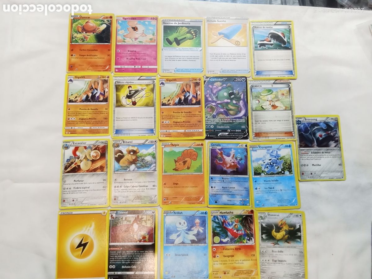 Coleccionismo Cromos antiguos: Lote cartas Pokemon variadas