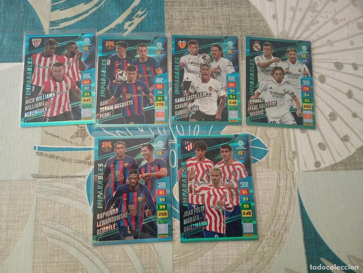 Coleccionismo Cromos antiguos: Lote adrenalyn 2022 imparables