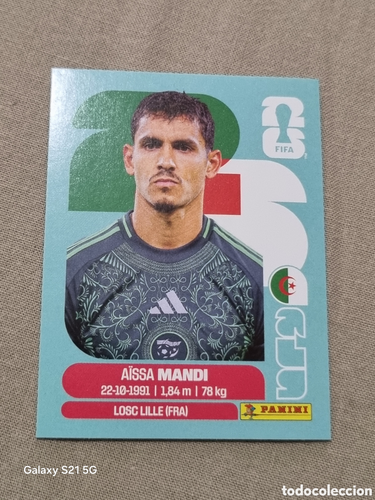 Collectionnisme Cartes &agrave; collectionner anciennes: 7 - MANDI , ARGELIA FIFA WORLD CUP 2026