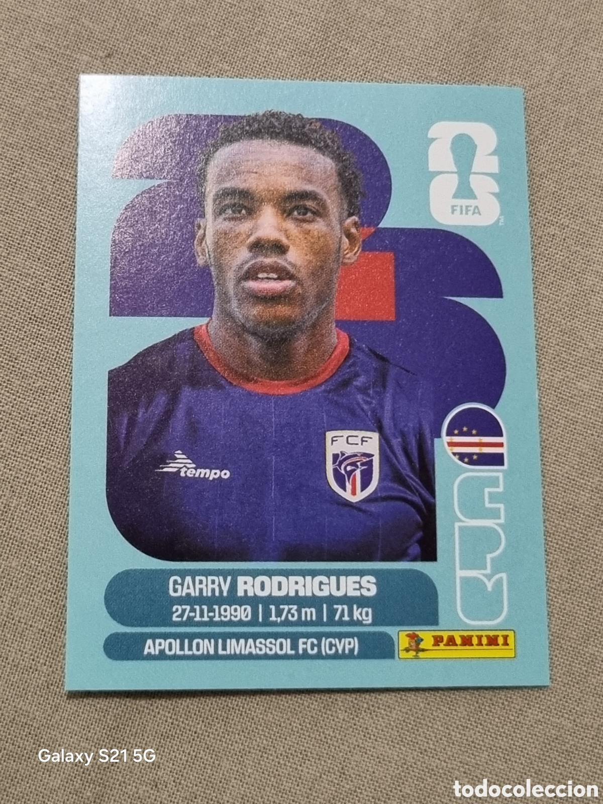 Coleccionismo Cromos antiguos: 15 - RODRIGUES , CABO VERDE FIFA WORLD CUP 2026
