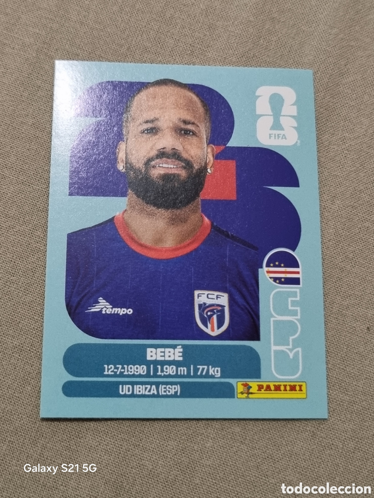 Coleccionismo Cromos antiguos: 20 - BEB&Eacute; , CABO VERDE FIFA WORLD CUP 2026