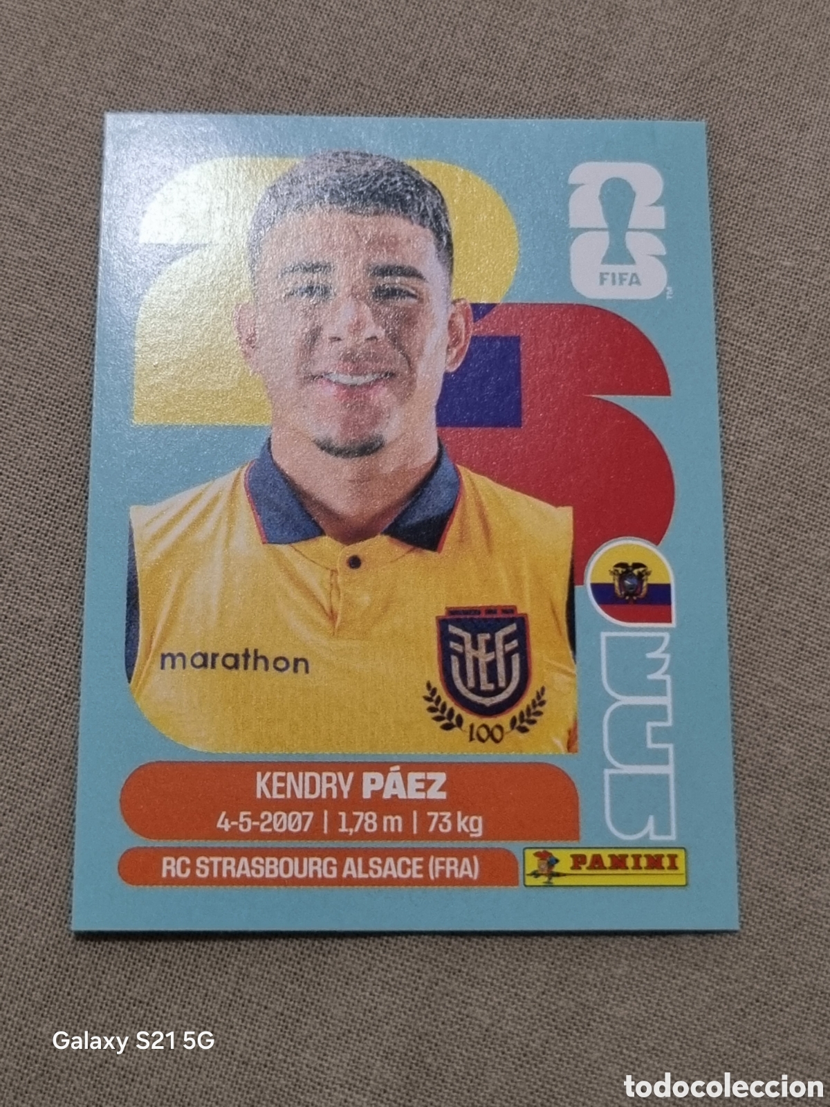 Coleccionismo Cromos antiguos: 11 - P&Aacute;EZ , ECUADOR FIFA WORLD CUP 2026
