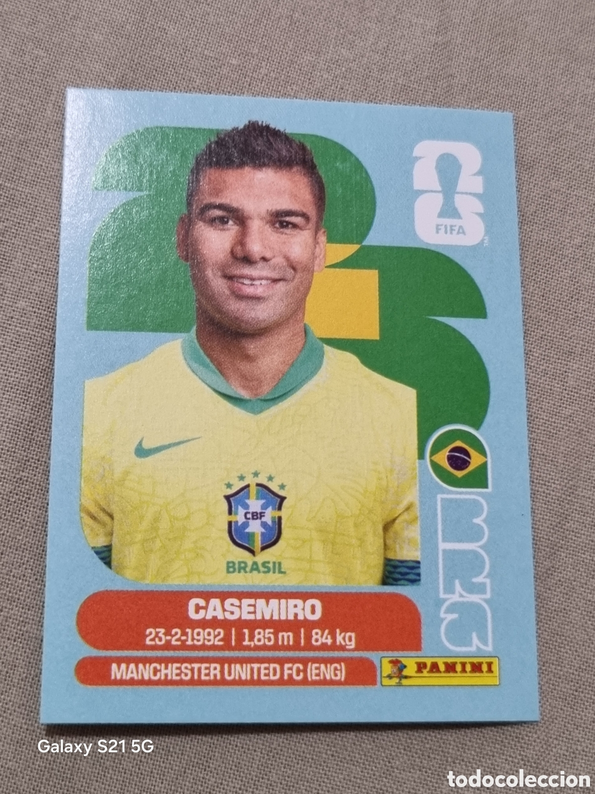 Coleccionismo Cromos antiguos: 10 - CASEMIRO, BRASIL FIFA WORLD CUP 2026