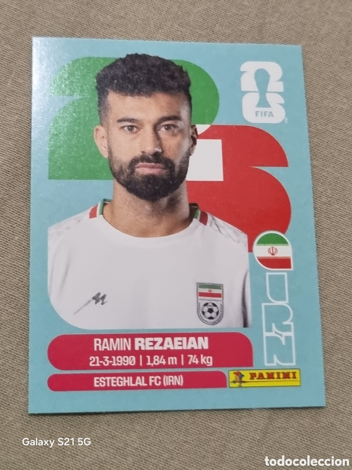 Coleccionismo Cromos antiguos: 7 - REZAEIAN , IRAN FIFA WORLD CUP 2026