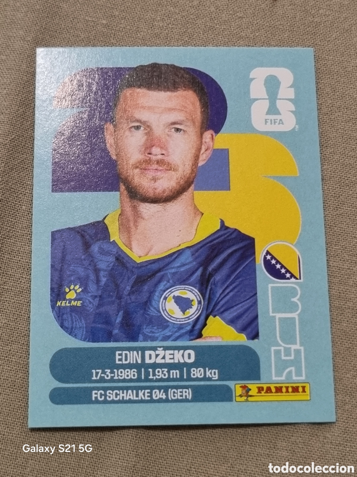 Collectable Antique Stickers: 18 - DZEKO , BOSNIA FIFA WORLD CUP 2026