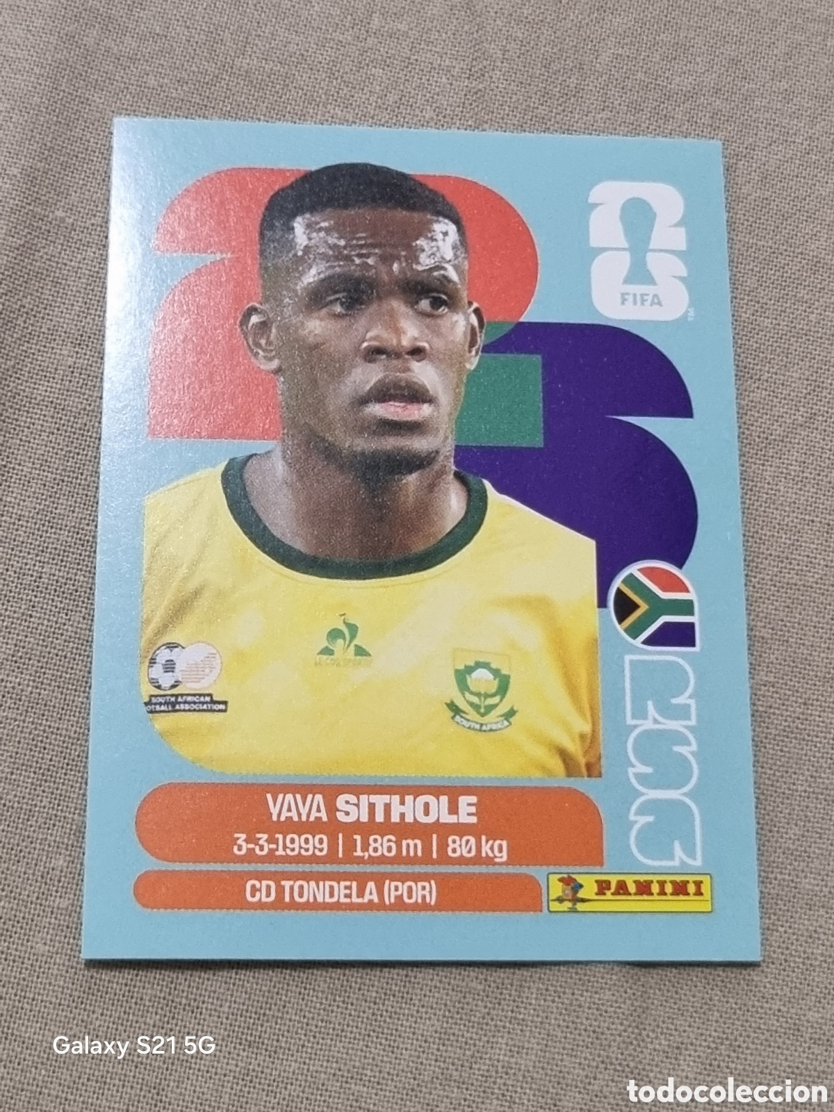 Coleccionismo Cromos antiguos: 15 - SITHOLE , SUD&Aacute;FRICA FIFA WORLD CUP 2026
