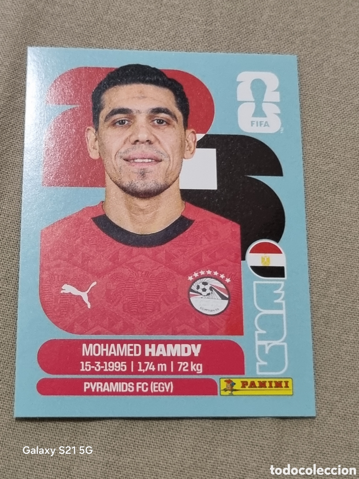 Coleccionismo Cromos antiguos: 4 - HAMDY , EGIPTO FIFA WORLD CUP 2026