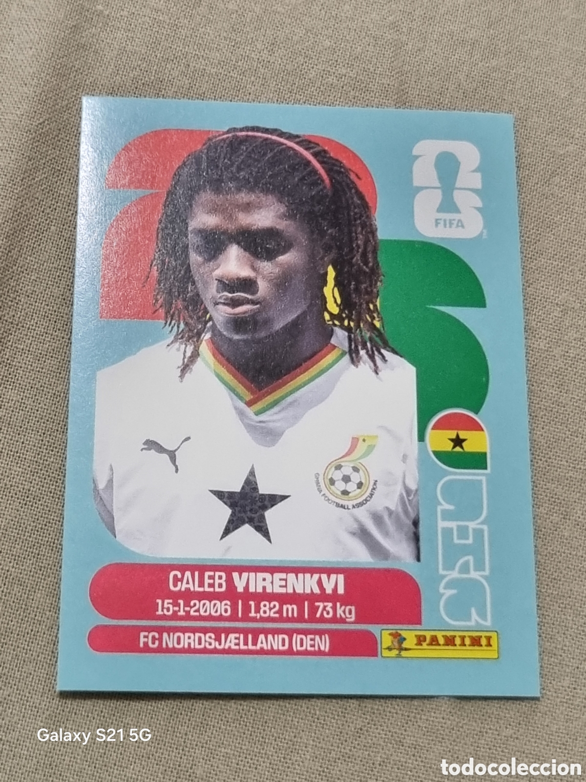 Coleccionismo Cromos antiguos: 8 - VIRENKYI , GHANA FIFA WORLD CUP 2026