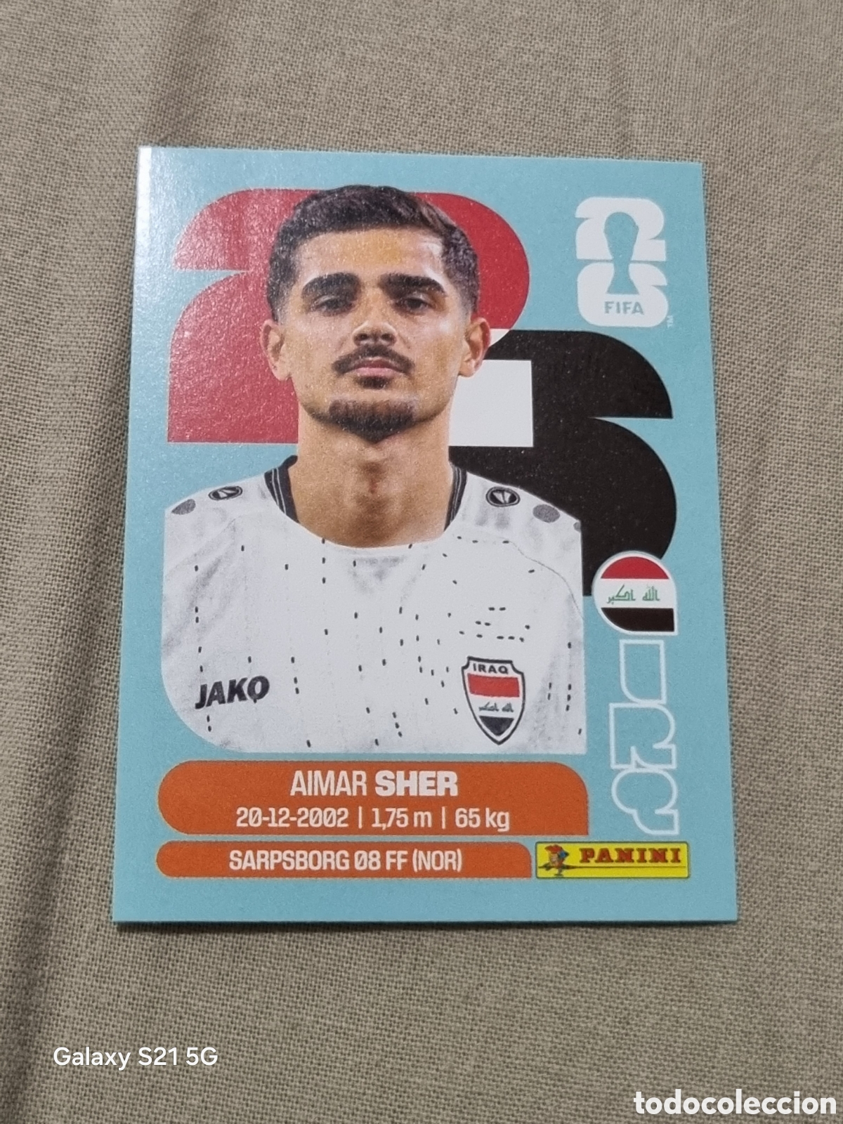 Coleccionismo Cromos antiguos: 15 - SHER , IRAQ FIFA WORLD CUP 2026