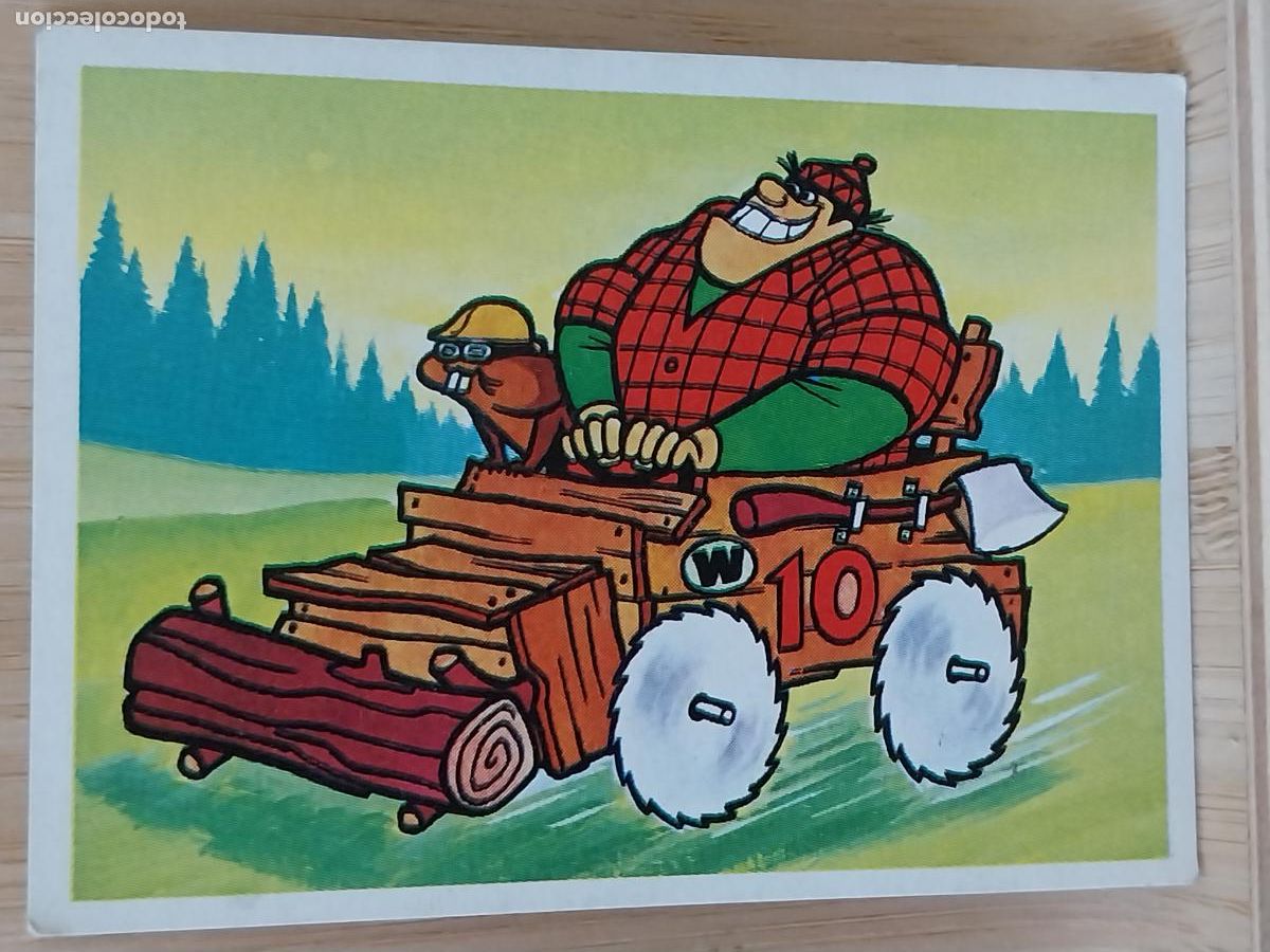 Coleccionismo Cromos antiguos: AUTOS LOCOS BRUTUS A&Ntilde;O 1981 FESTIVAL CROMO 48 SIN PEGAR NUNCA 7.3X5.3CMS