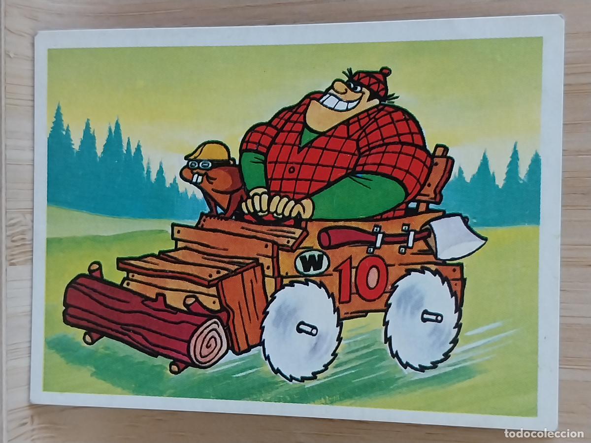 Coleccionismo Cromos antiguos: AUTOS LOCOS BRUTUS A&Ntilde;O 1981 FESTIVAL CROMO 48 SIN PEGAR NUNCA 7.3X5.3CMS **