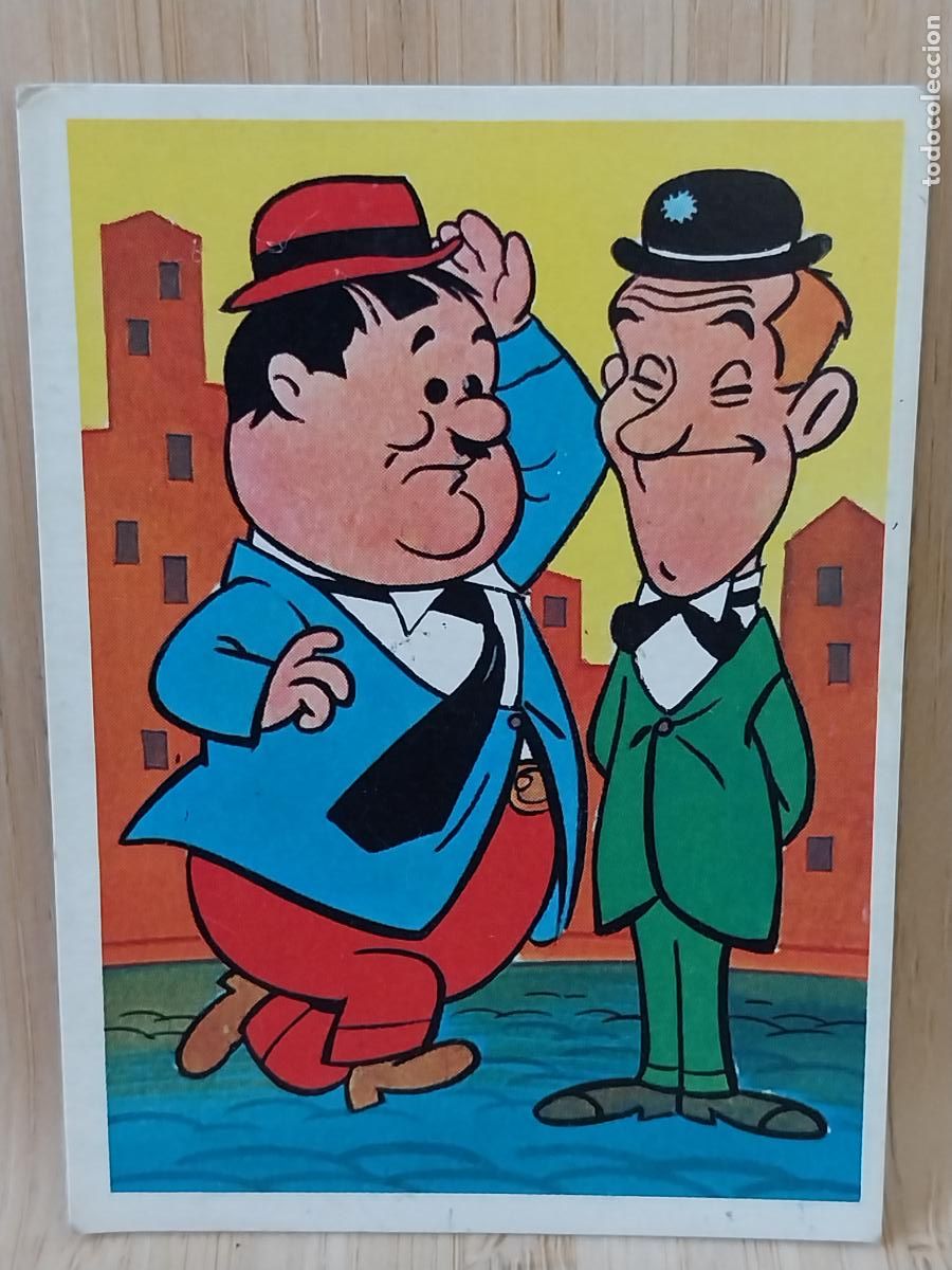 Collezionismo Figurine antiche: GORDO FLACO A&Ntilde;O 1981 FESTIVAL CROMO 174 SIN PEGAR NUNCA 7.3X5.3CMS **