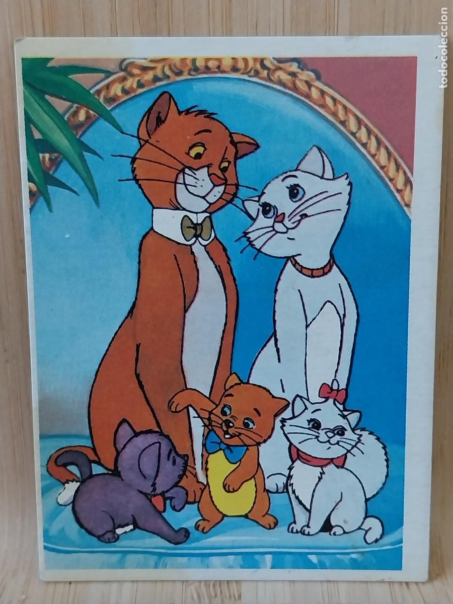 Collezionismo Figurine antiche: ARISTOGATOS DISNEY A&Ntilde;O 1981 FESTIVAL CROMO 38 SIN PEGAR NUNCA 7.3X5.3CMS **